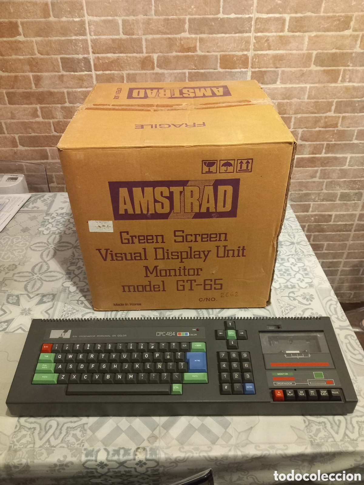 Videojuegos y Consolas: ANTIGUO MONITOR GT-65 Y ORDENADOR CPC 464 AMSTRAD EN CAJA ORIGINAL