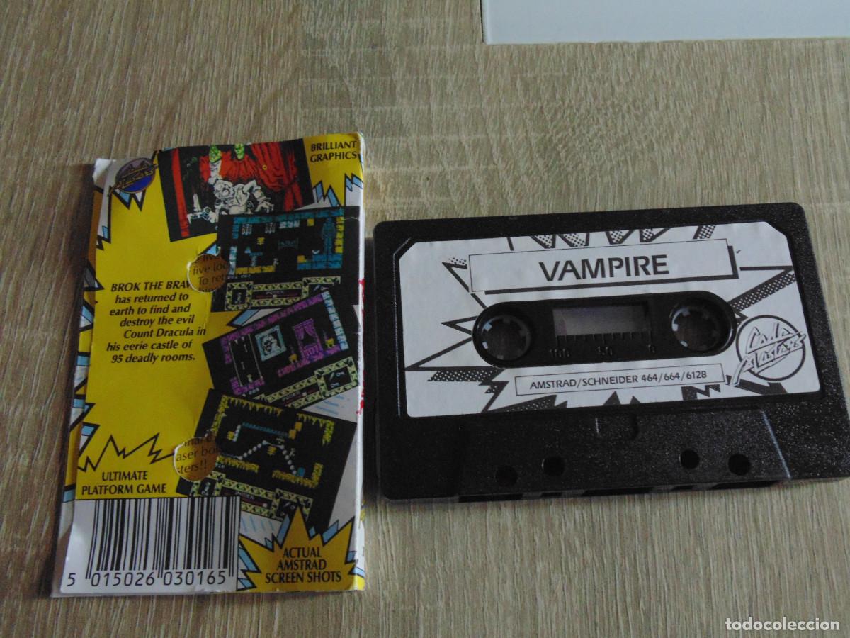 Videojuegos y consolas: Juego Amstrad. Vampire (Phantomas). Codemasters / Dinamic - Foto 2