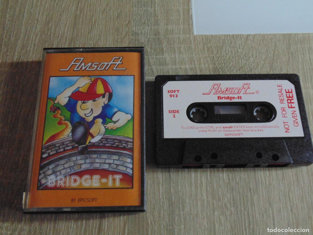 Videojuegos y consolas: Juego Amstrad. Bridge-It. Epicsoft / Amsoft. - Foto 1