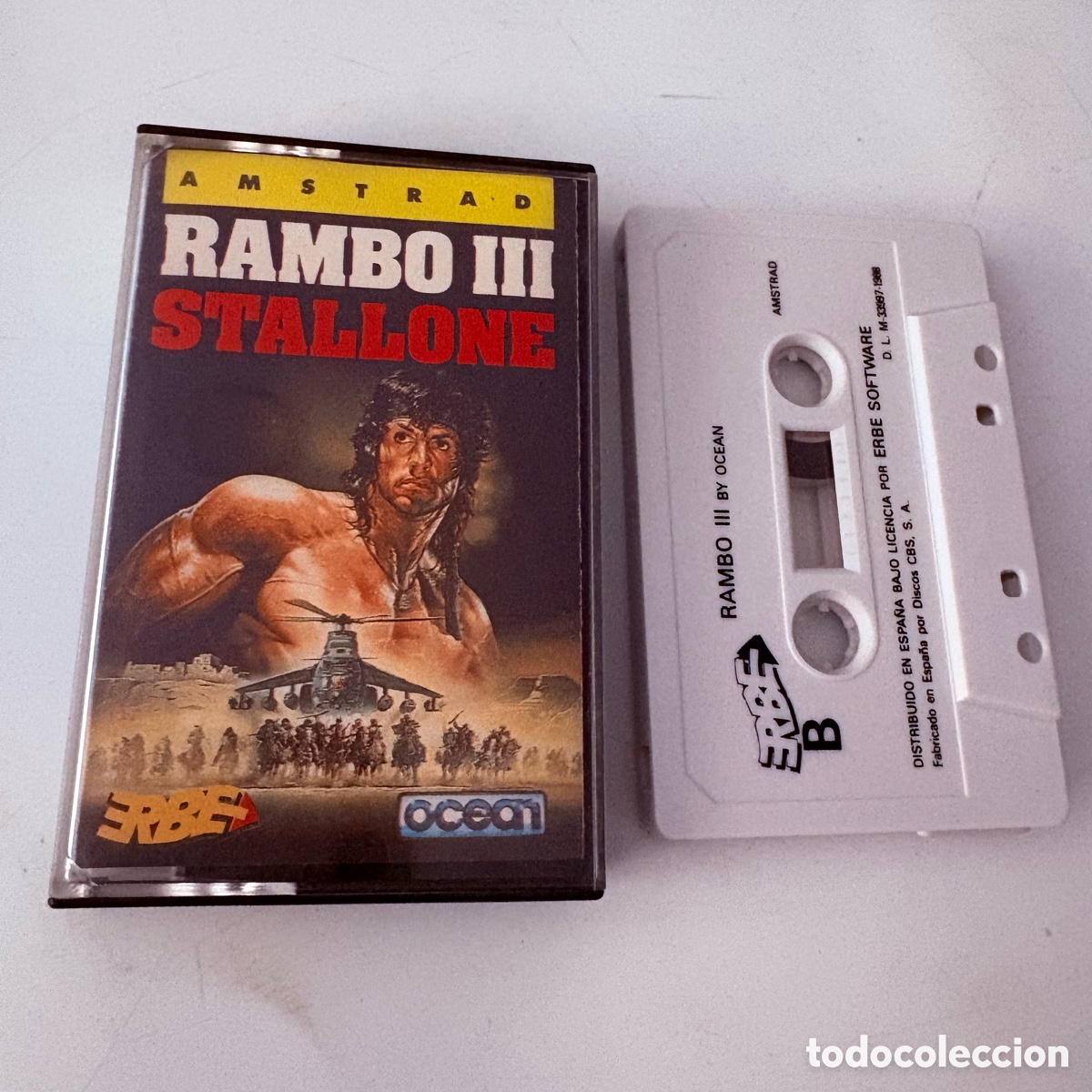 Videojuegos y Consolas: Juego de ordenador amstrad rambo III stallone