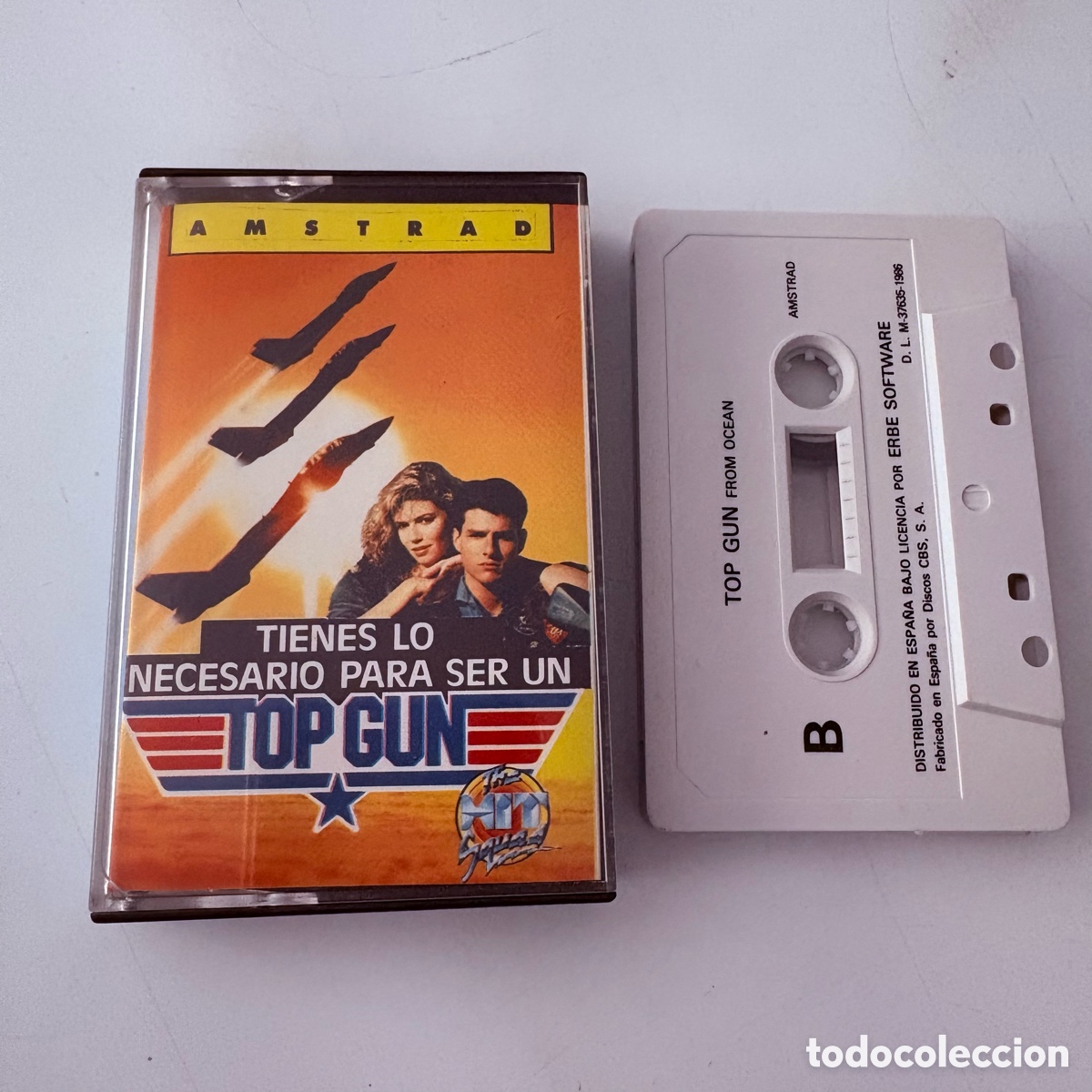 Videojuegos y Consolas: Juego de ordenador amstrad top gun