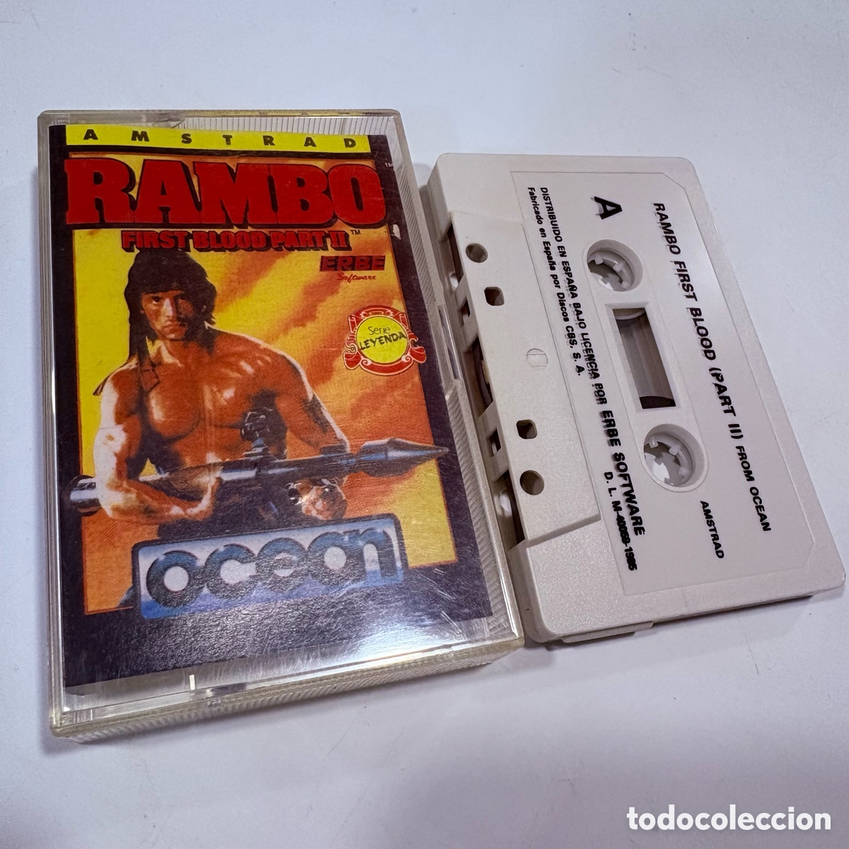 Videojuegos y Consolas: JUEGO DE ORDENADOR AMSTRAD RAMBO FIRST BLOOD PART II