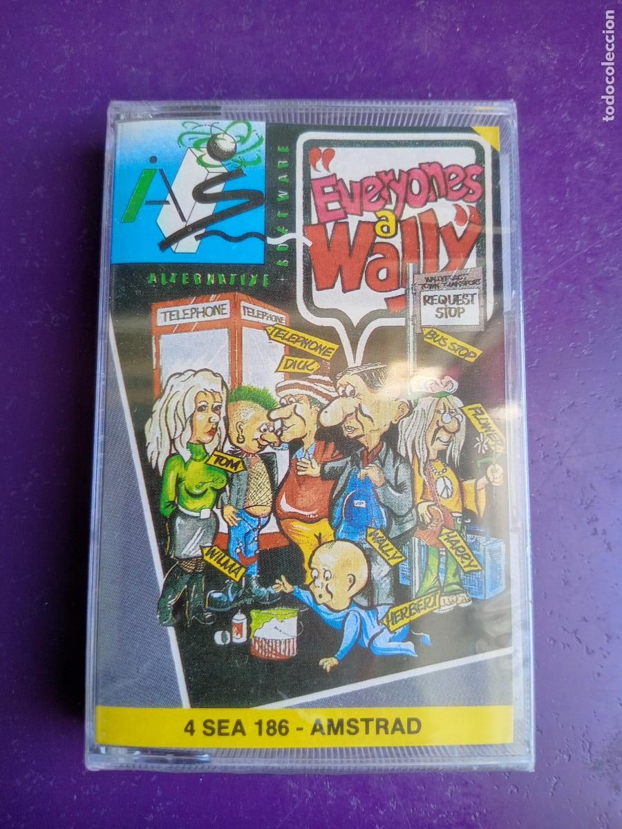 Videojuegos y Consolas: EVERYONE'S A WALLY - AMSTRAD 4 SEA 186 - PRECINTADO - SYSTEM 4 - VIDEOJUEGO VINTAGE