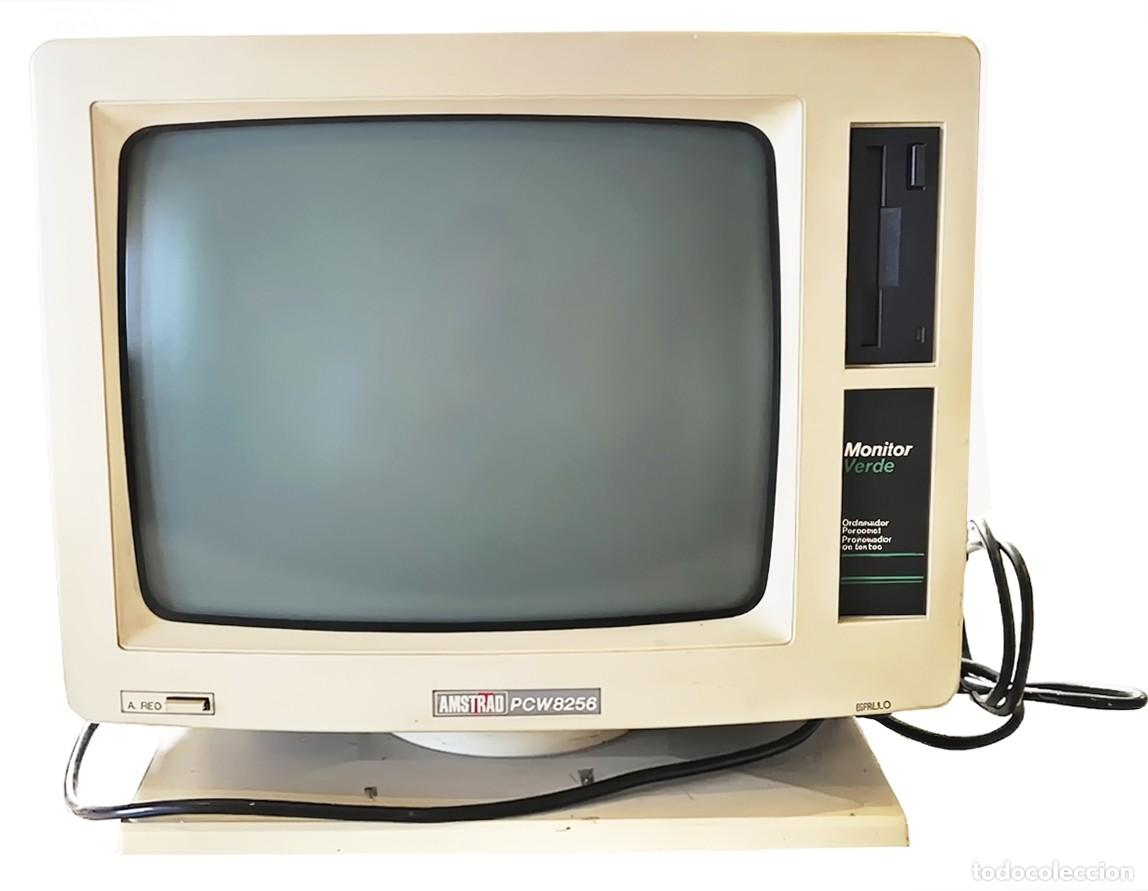 Videogiochi e Consoli: Lote Ordenador Amstrad PCW8256 +Teclado Original + Impresora Matricial Amstrad + Cable coaxial 1985