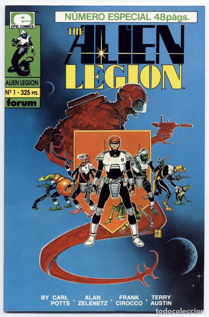 Videospiele und Konsolen: COMIC GRAPA THE ALIEN LEGION N&ordm; 1 EPIC COMICS FORUM PLANETA 1991 52 PAGINAS EXCELENTE