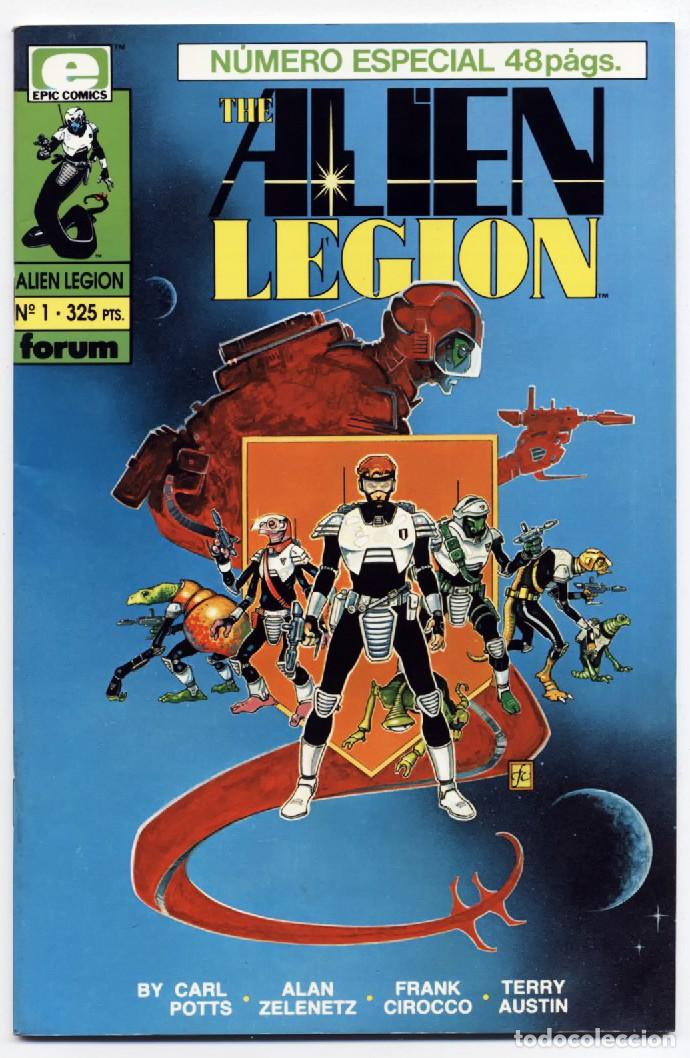 Videospiele und Konsolen: COMIC GRAPA THE ALIEN LEGION N&ordm; 1 EPIC COMICS FORUM PLANETA 1991 52 PAGINAS BUENO