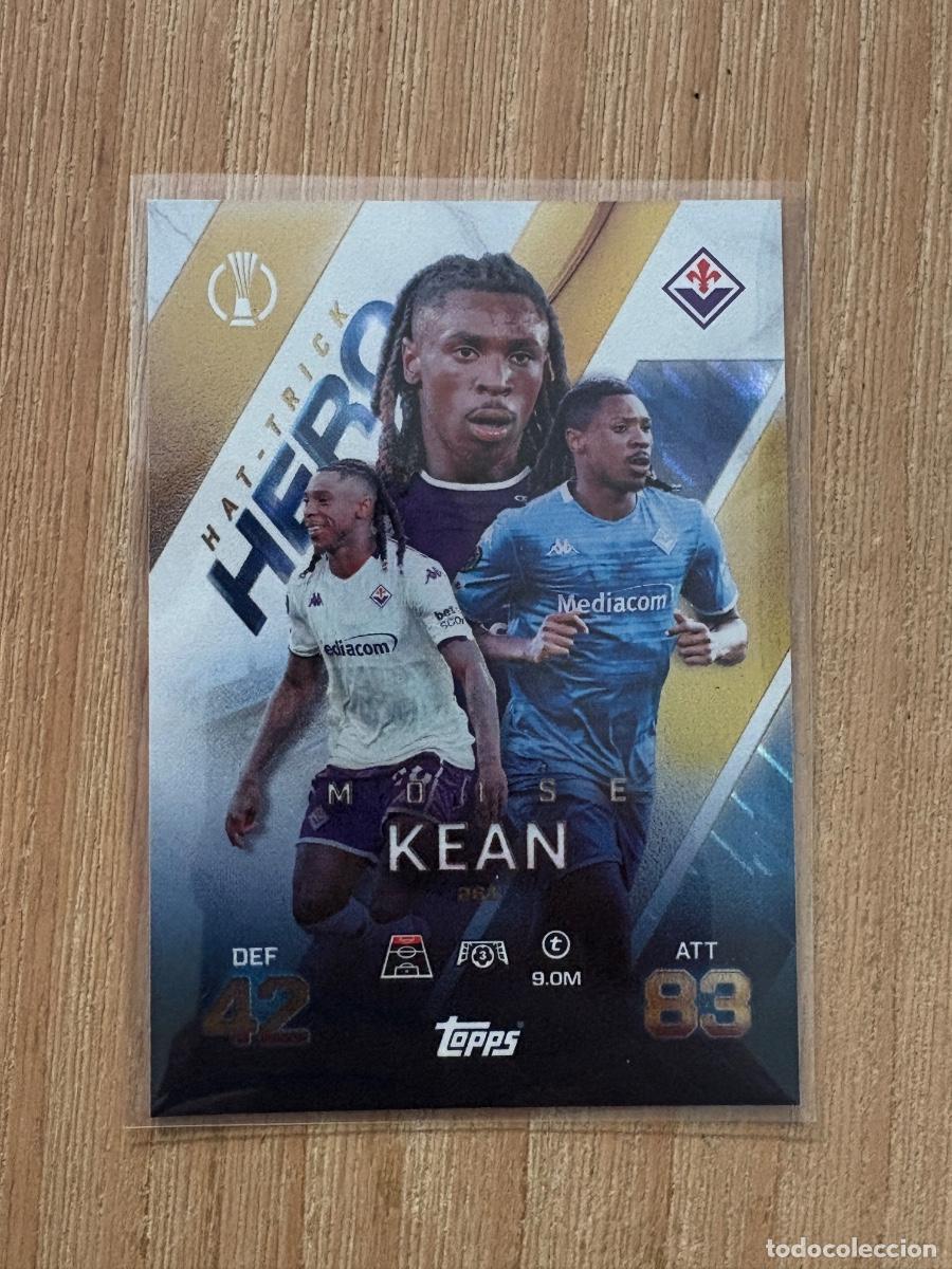 Videojuegos y Consolas: 21. CROMO TOPPS MATCH ATTAX EXTRA 2025/26 25-26 MOISE KEAN N 261 HAT-TRICK HERO