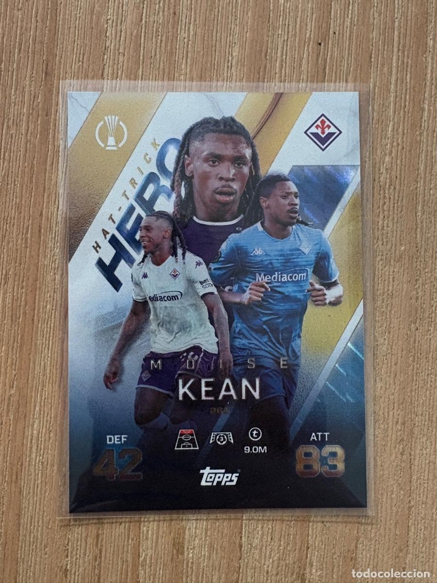 Videojuegos y Consolas: 21. CROMO TOPPS MATCH ATTAX EXTRA 2025/26 25-26 MOISE KEAN N 261 HAT-TRICK HERO