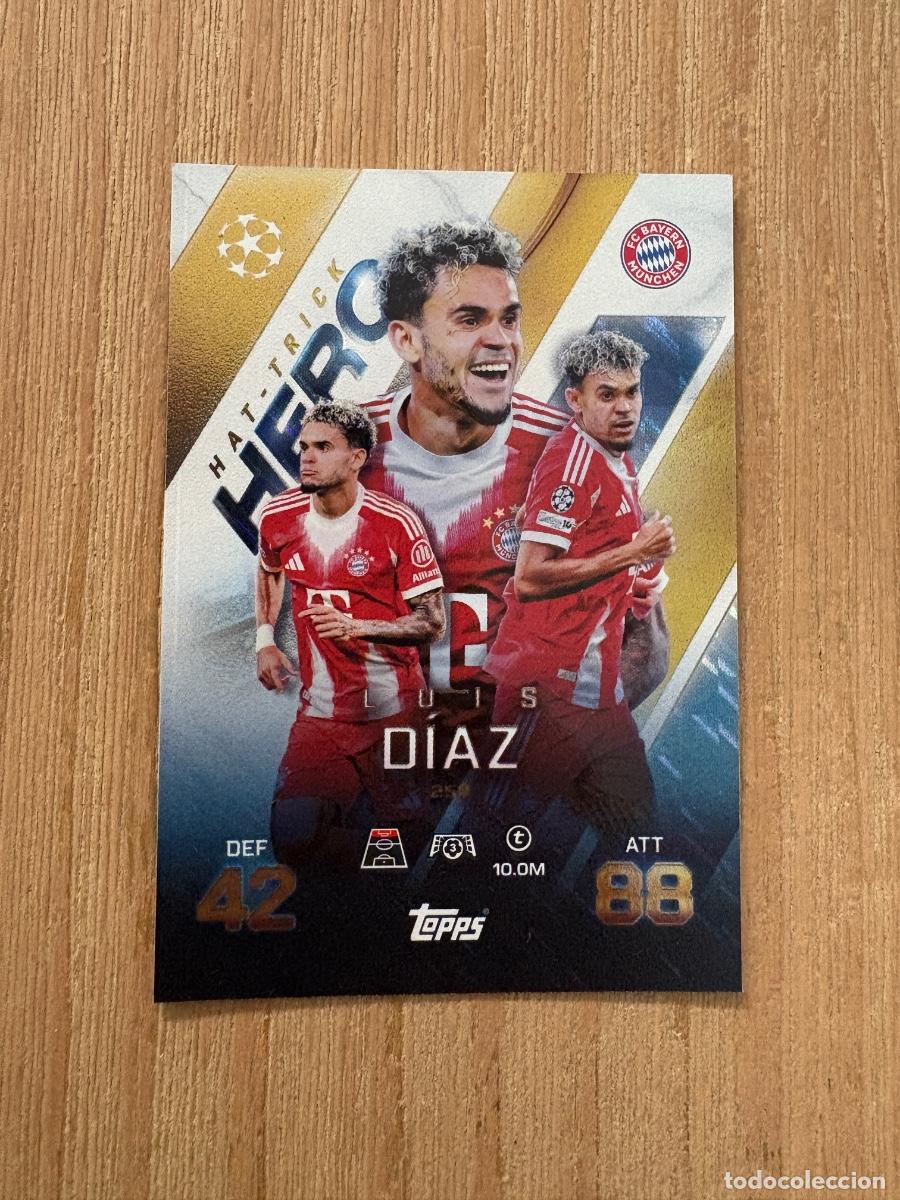 Videojuegos y Consolas: 21. CROMO TOPPS MATCH ATTAX EXTRA 2025/26 25-26 LUIS D&Iacute;AZ N 258 HAT-TRICK HERO