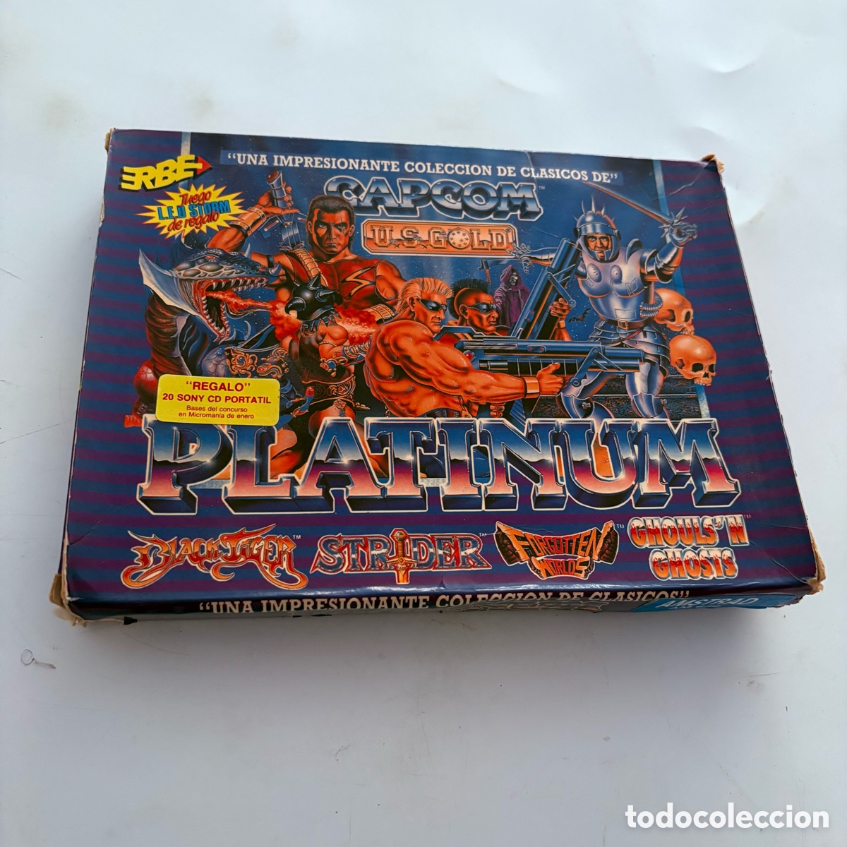 Videojuegos y Consolas: juego ordenador amstrad pack platinum capcom black tiger strider forgotten worlds gouls'n ghosts