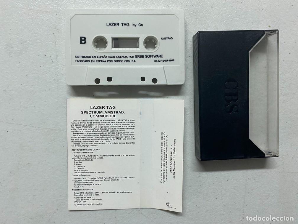 Videojuegos y consolas: LAZER TAG - VIDEOJUEGO AMSTRAD CPC - Foto 3