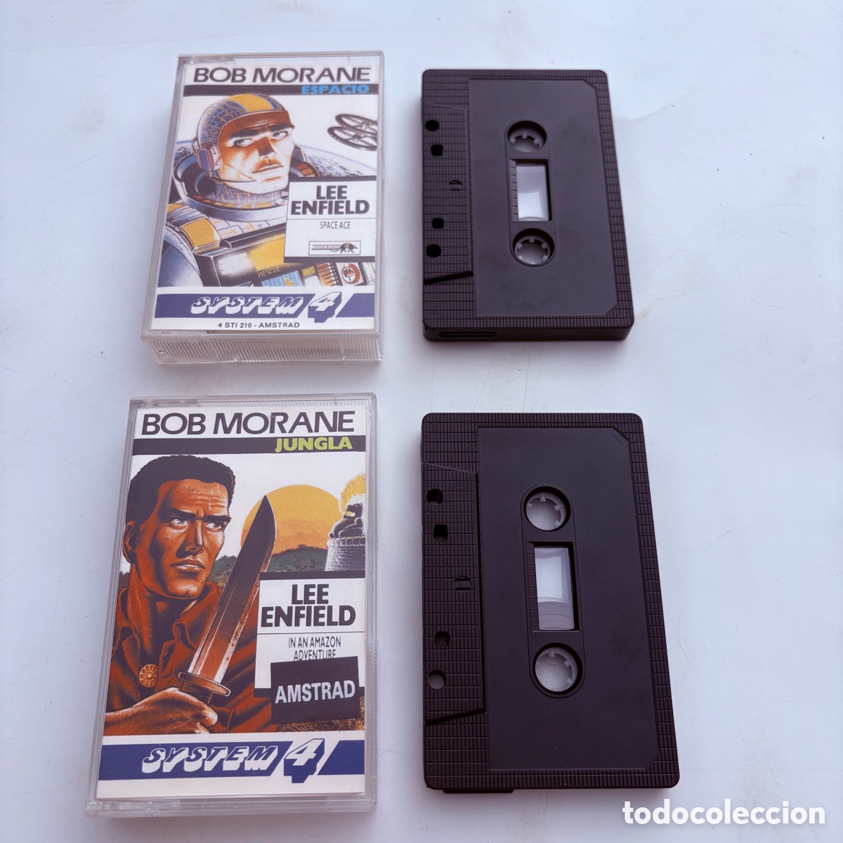 Videojuegos y Consolas: LOTE JUEGO DE ORDENADOR AMSTRAD BOB MORANE JUNGLA Y ESPACIO
