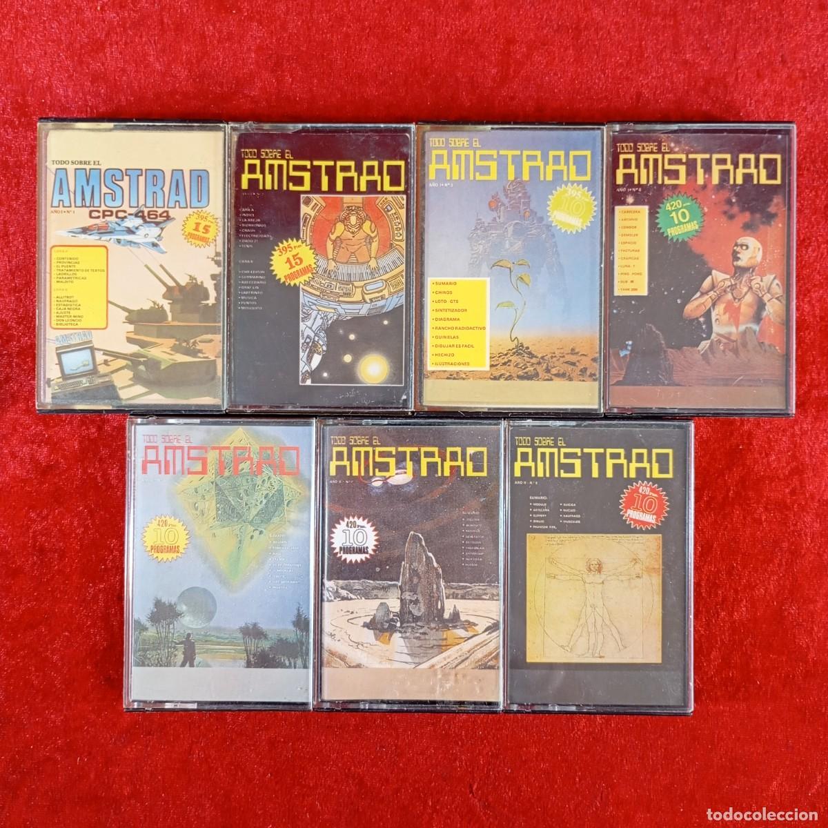 Videojuegos y Consolas: TODO SOBRE EL AMSTRAD - N&ordm; 1 AL N&ordm; 8 - 7 CINTAS - VIDEOJUEGOS / 3715