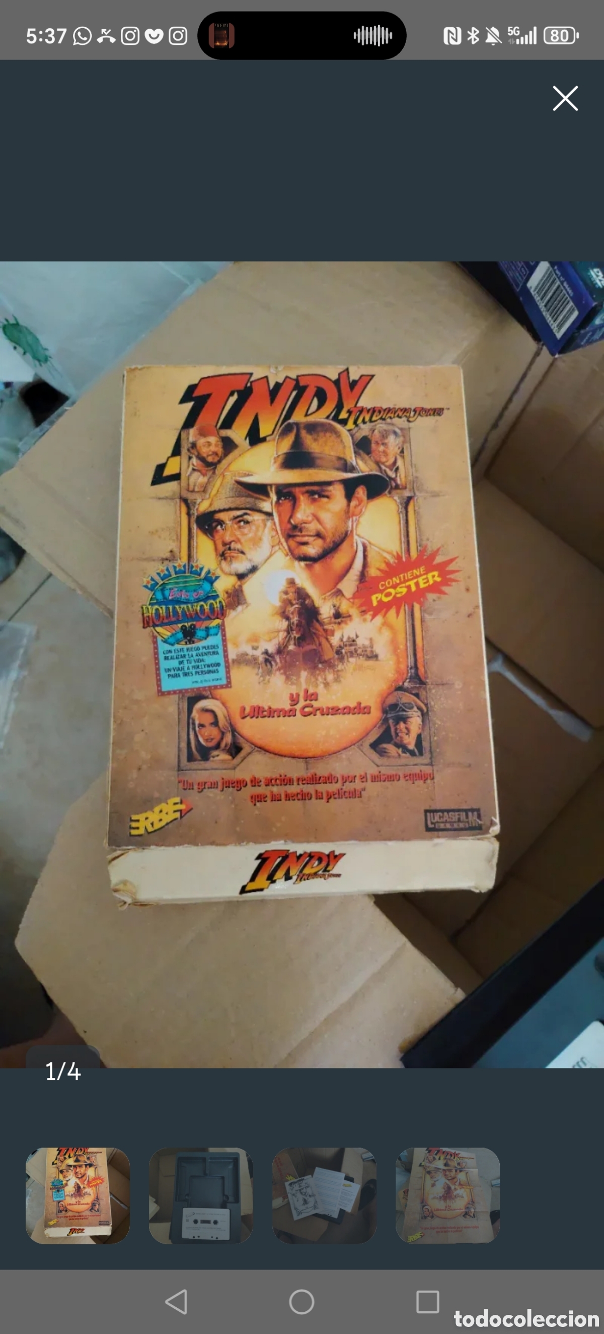 Videojuegos y Consolas: Juego de amstrad Indiana Jones