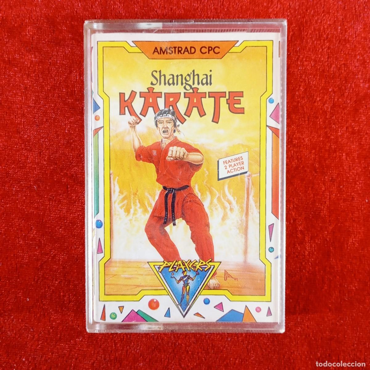 Videojuegos y Consolas: SHANGHAI KARATE - AMSTRAD CPC - FEATURES 2 PLAYER ACTION - 1988 - VIDEOJUEGO AMSTRAD / 3746