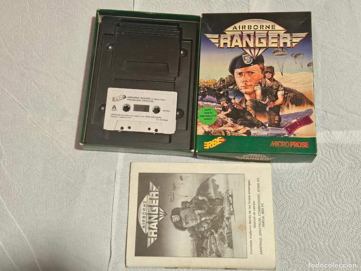 Videojuegos y Consolas: AIRBORNE RANGER. ERBE. MICRO PROSE. AMSTRAD A&Ntilde;OS 80. LEER ANUNCIO