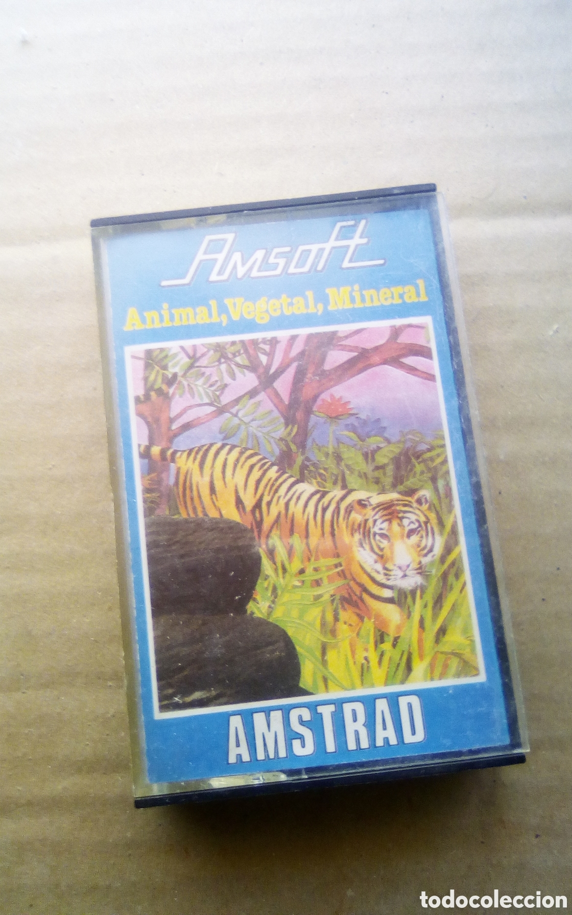 Videojuegos y Consolas: Juego Amstrad casete. Animal, Vegetal, Mineral. Amsoft. AMC-300.