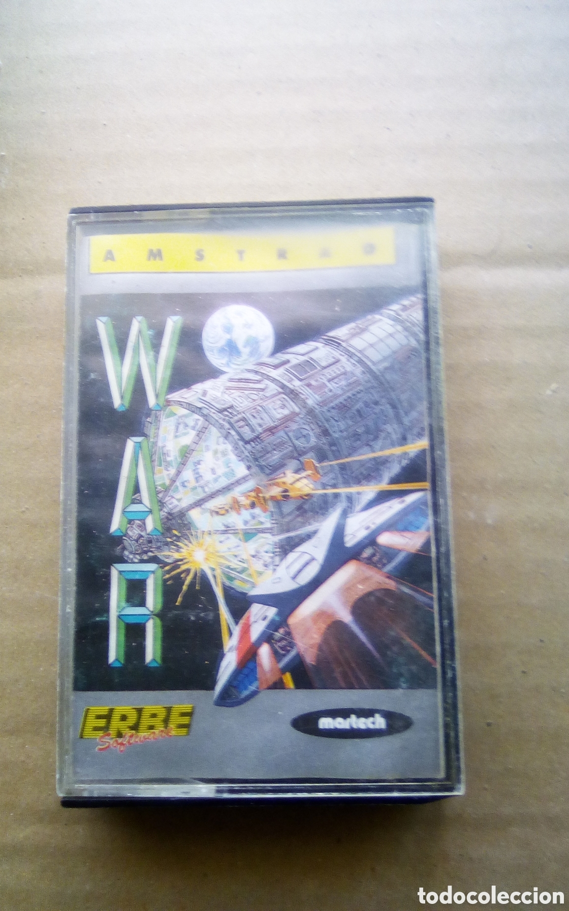 Videojuegos y Consolas: Juego Amstrad casete. War. From Marlech. Erbe. A&ntilde;o 1987.