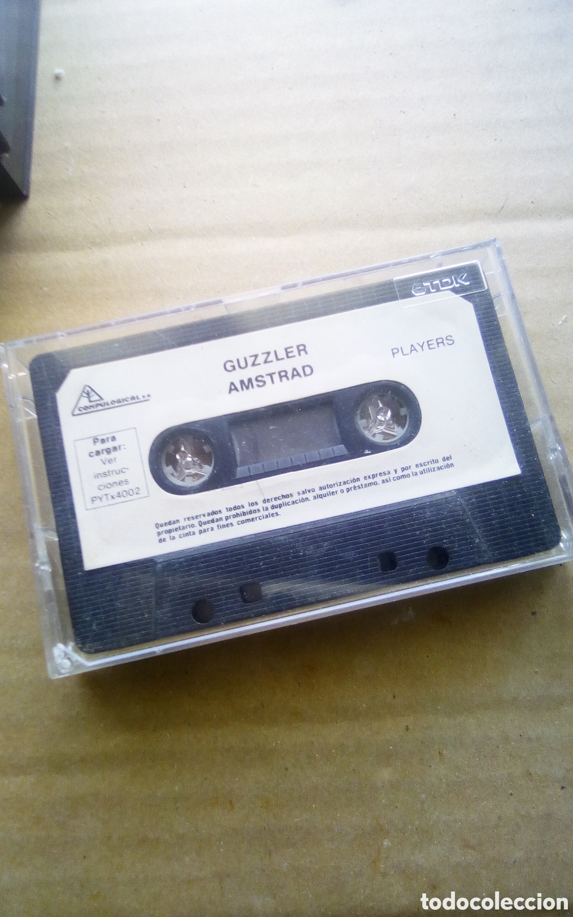 Videojuegos y Consolas: Juego Amstrad casete. Guzzler. Players. Compulogical. Sin car&aacute;tula.