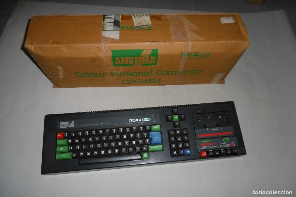 Videojuegos y Consolas: ORDENADOR AMSTRAD CPC464 CON CAJA