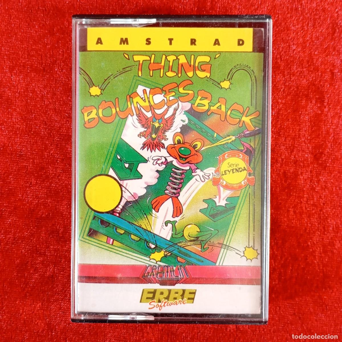 Videojuegos y Consolas: THING BOUNCES BACK - AMSTRAD - ERBE SOFTMARE - GREMLIN - 1987 - JUEGO EN CASETE / 5624