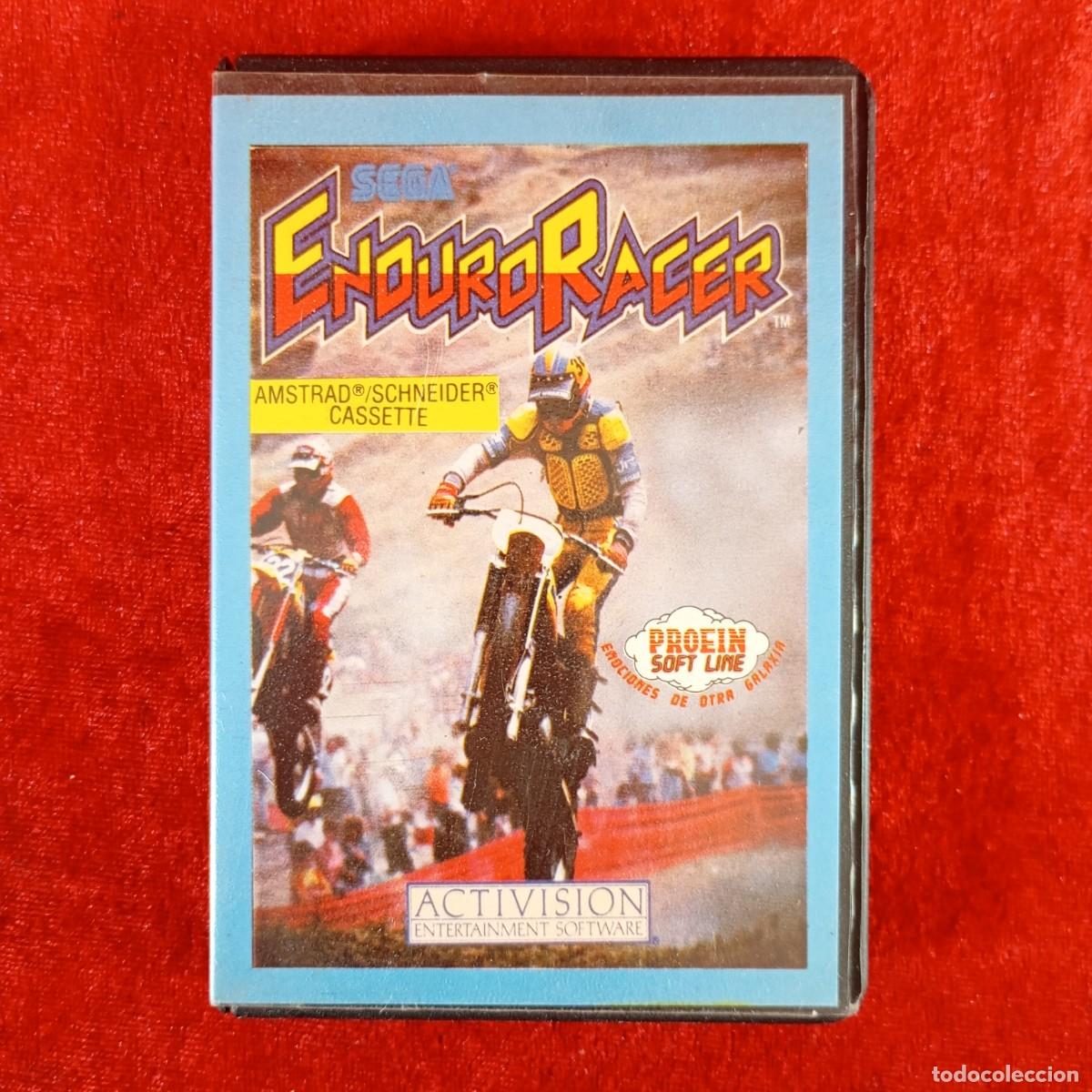 Videojuegos y Consolas: ENDURO RACER - AMSTRAD/SCHNEIDER CASSETTE - SEGA - ACTIVISION SOFTWARE - JUEGO CASETE / 5627