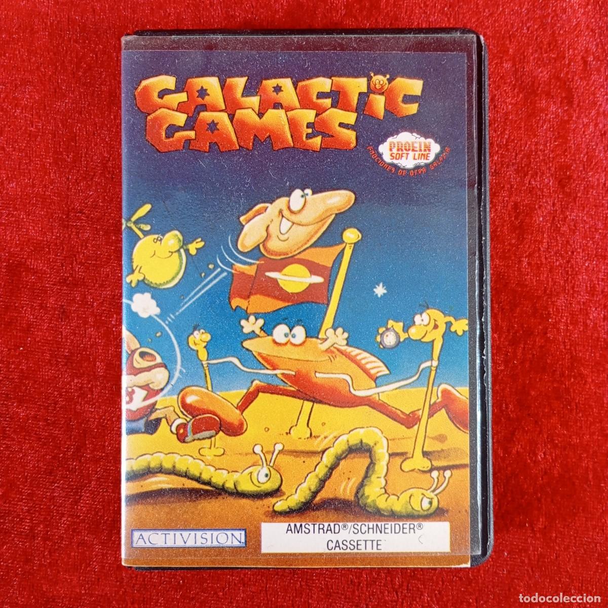 Videojuegos y Consolas: GALACTIC GAMES - AMSTRAD/SCHNEIDER CASSETTE - ACTIVISION SOFTWARE - 1987 - JUEGO EN CASETE / 5628