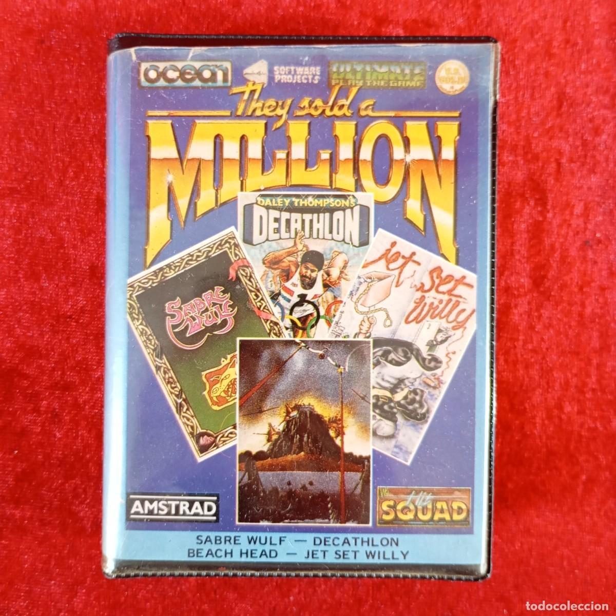 Videojuegos y Consolas: THE SOLD A MILLION - AMSTRAD - HIT SQUAD - OCEAN - ERBE SOFTWARE - JUEGO 2 CASETES / 5631