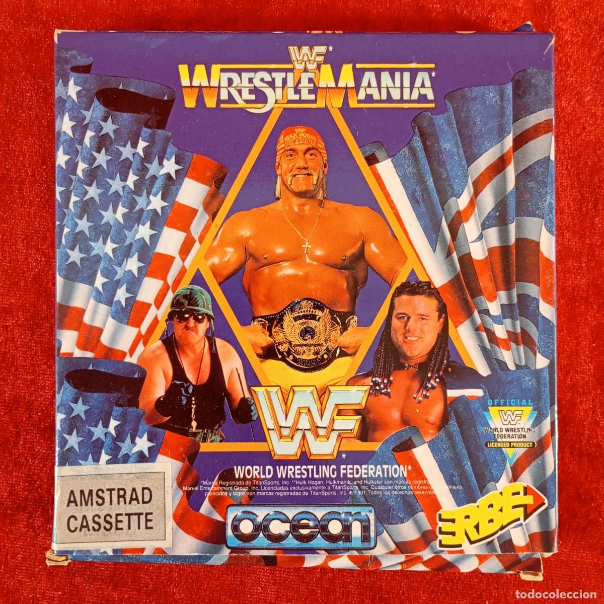 Videojuegos y Consolas: WRESTLE MANIA - AMSTRAD CASSETTE - OCEAN - ERBE - 1991 - JUEGO CASETE / 5632