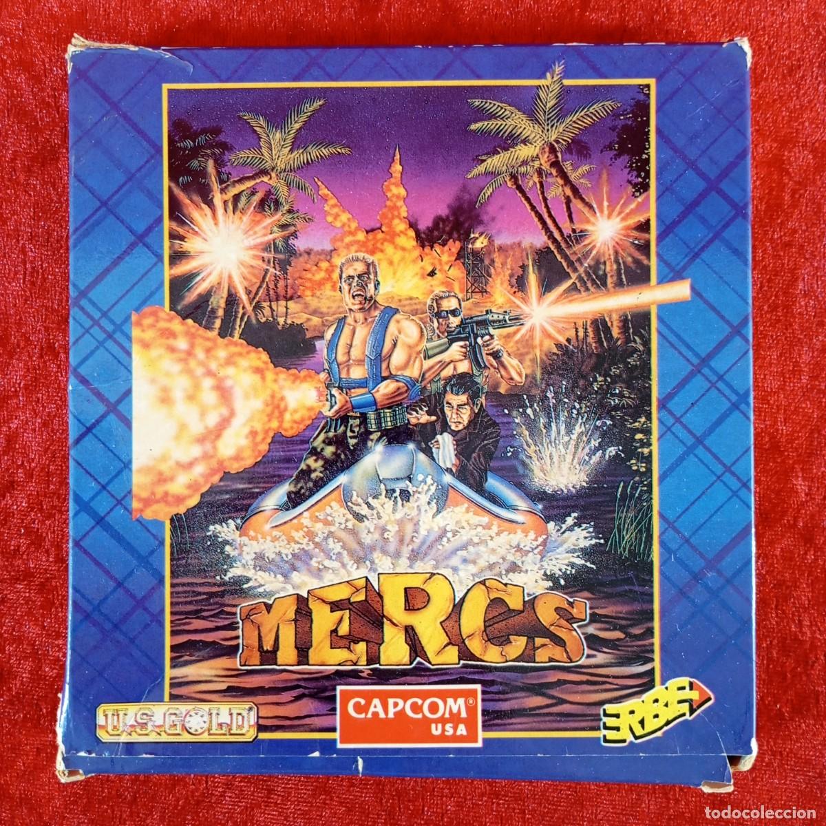 Videojogos e Consolas: MERCS - US GOLD - CAPCOM USA - ERBE SOFTWARE - 1991 - JUEGO CASETE / 5634