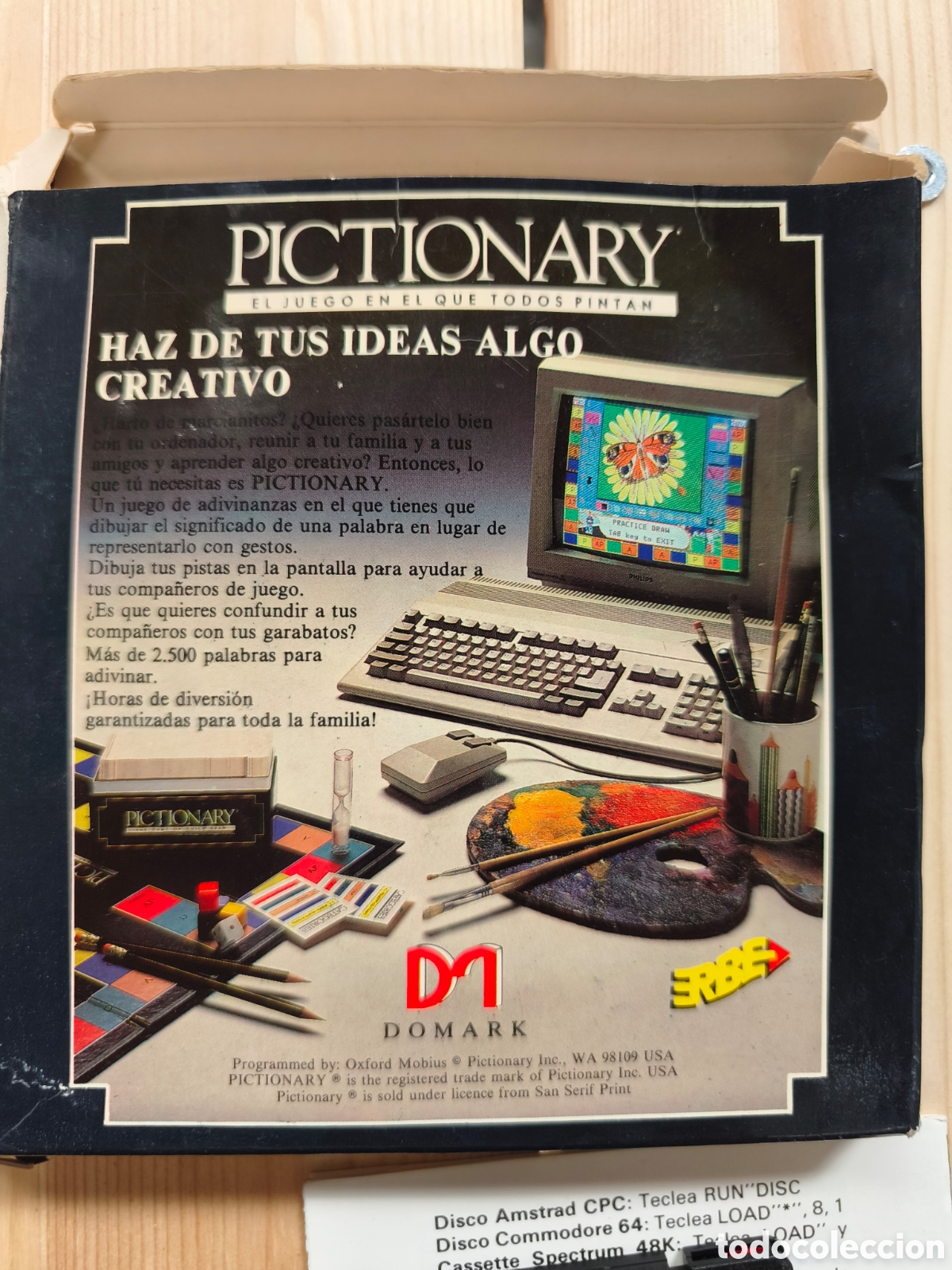 Videojuegos y consolas: Pictionary: The Computer Edition - Amstrad CPC (Disco ERBE) - Foto 5