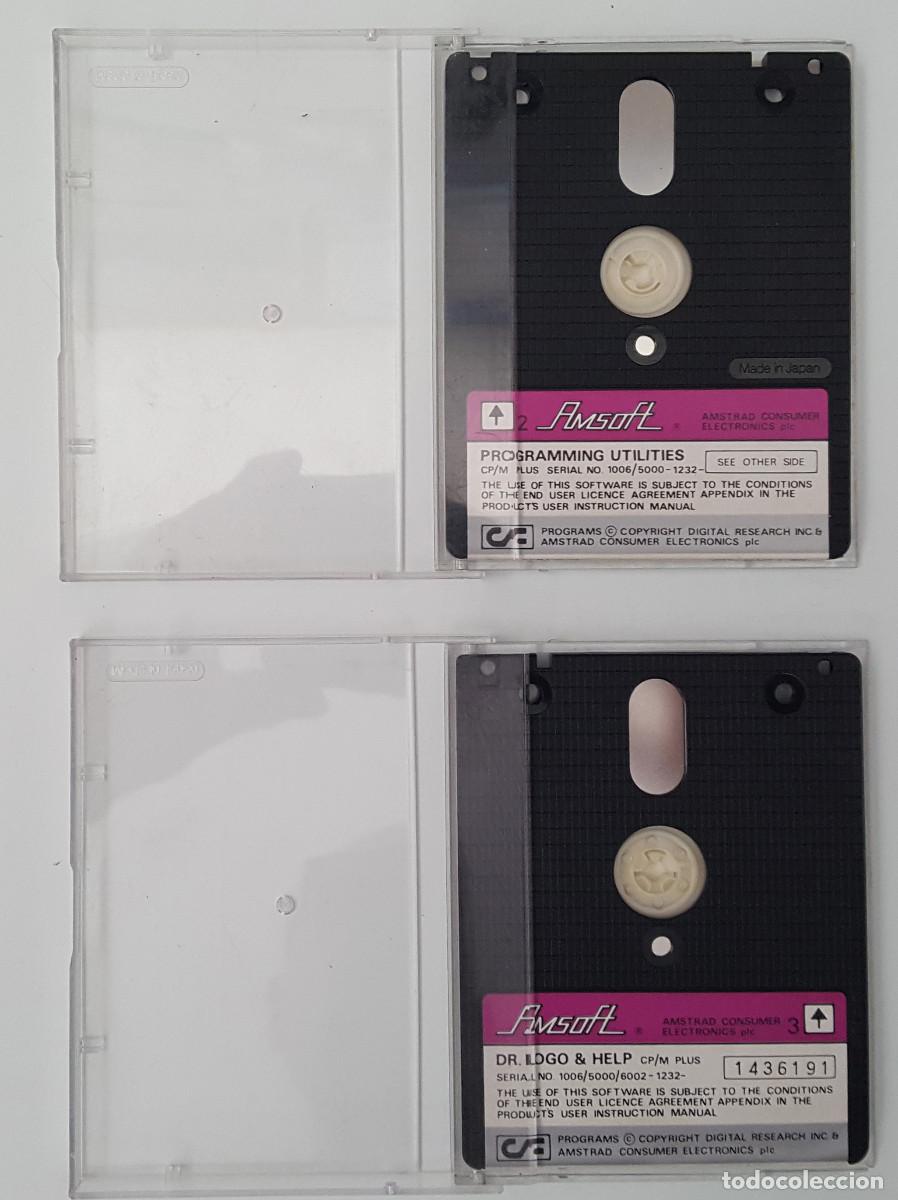 Videojuegos y Consolas: LOTE 2 DISQUETES 3&rdquo; AMSTRAD AMSOFT, CP/M PLUS, UTILIDADES PROGRAMACI&Oacute;N, DR LOGO, DIGITAL RESEARCH
