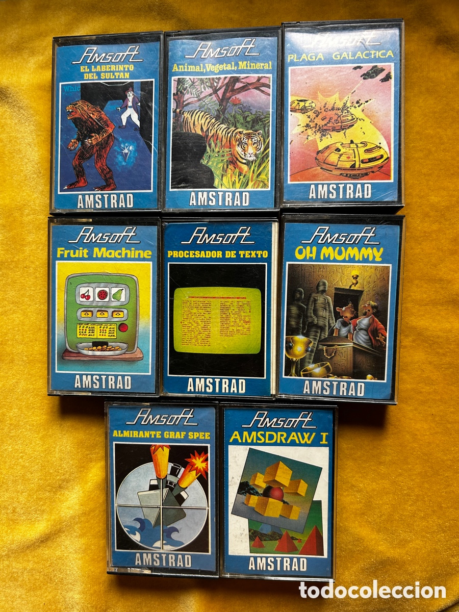 Videojuegos y Consolas: Amstrad 8 juegos Amsoft