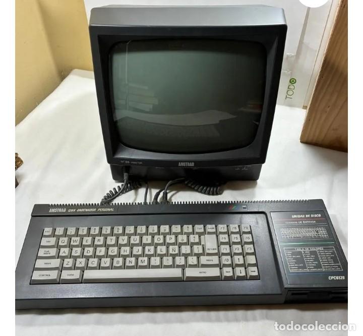 Videojuegos y Consolas: Amstrad cpc6128 ,incluye monitor monocromo verde.COMO NUEVO. TODO FUNCIONA