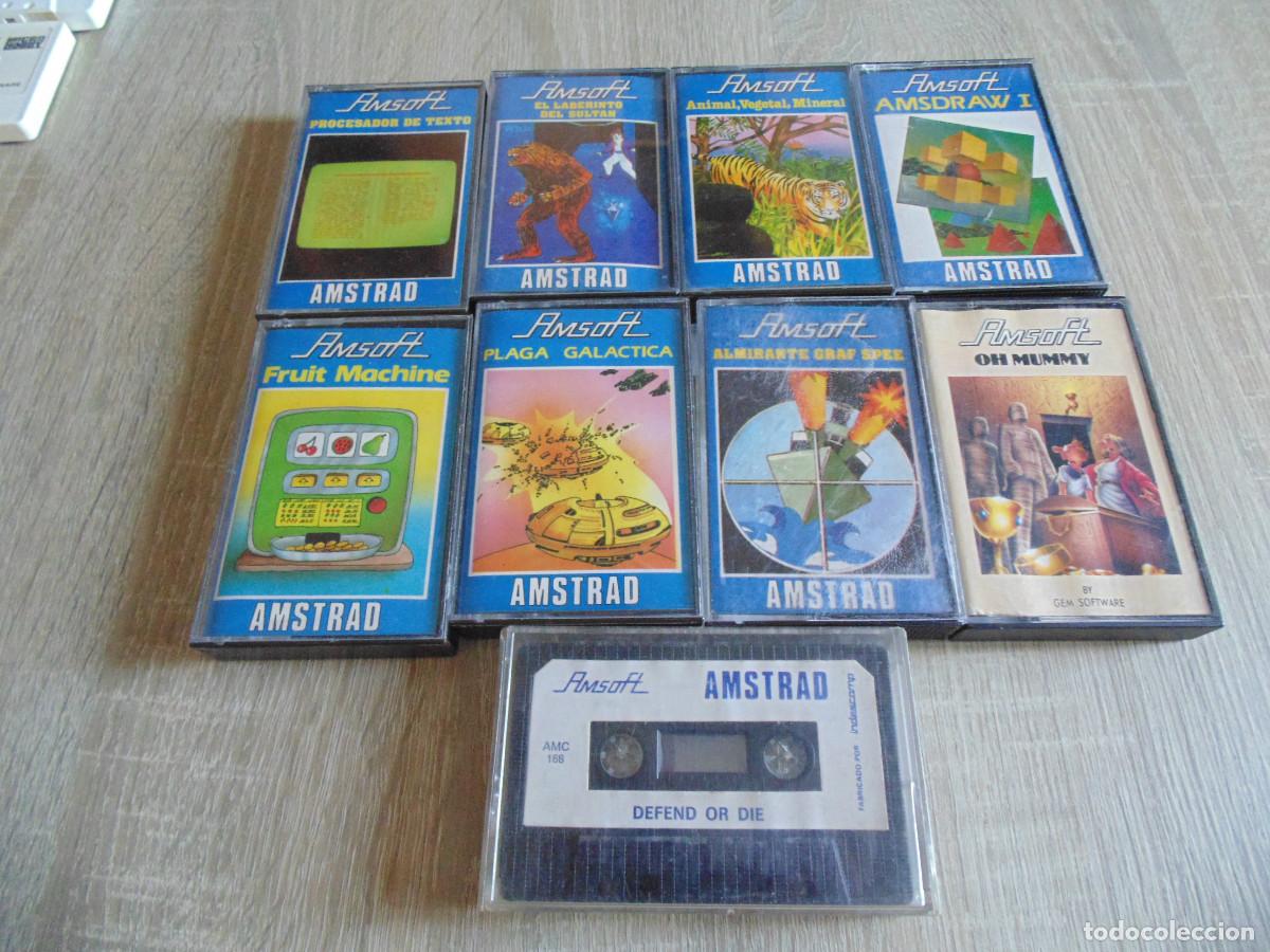 Videojuegos y consolas: Pack Amsoft Espa&ntilde;a. Amstrad 9 Cintas.