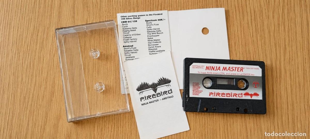 Videojuegos y consolas: Videojuego Amstrad CPC 464 Ninja Master cinta - Foto 2