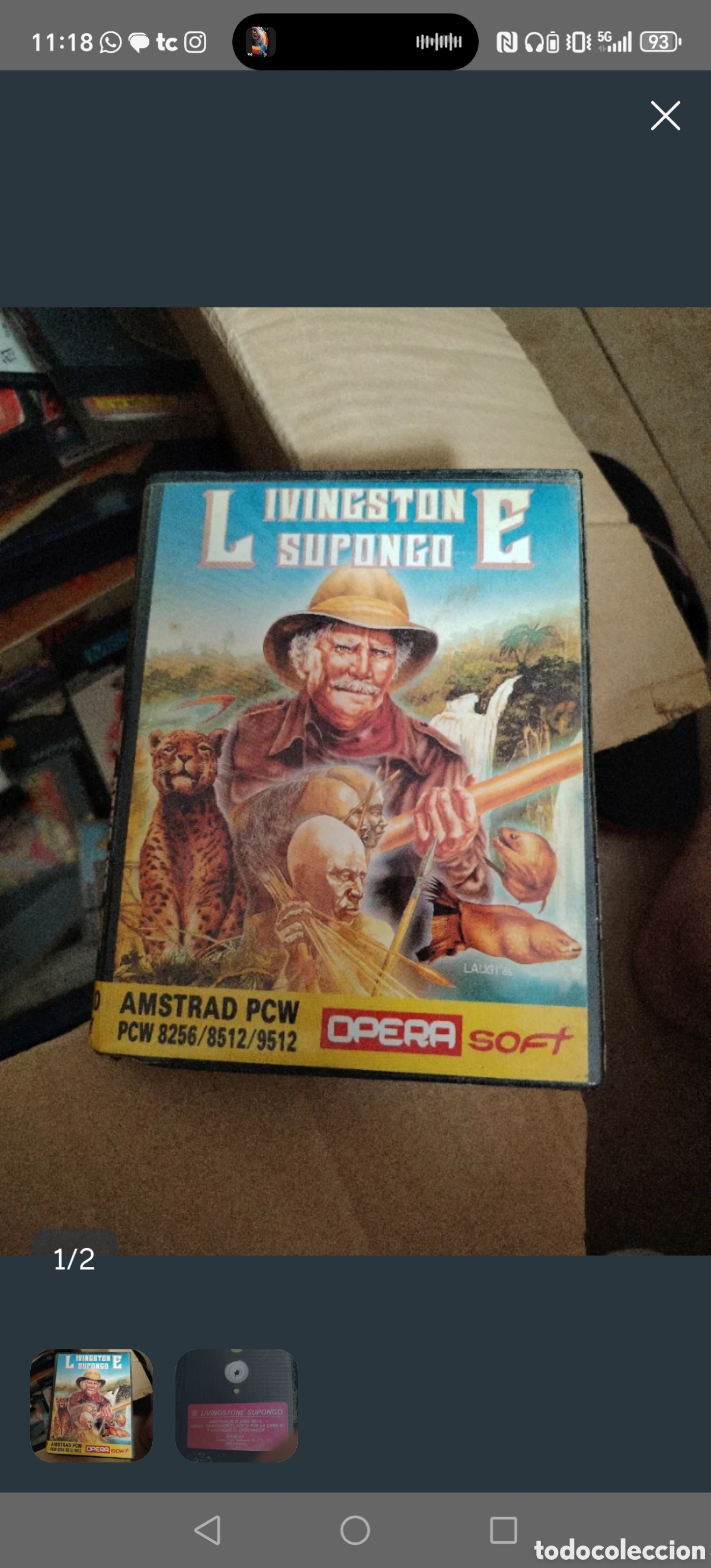 Videojogos e Consolas: Juego disco amstrad livingstone supongo