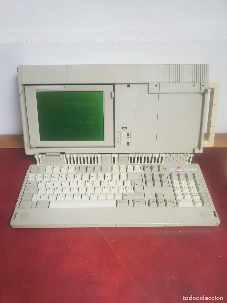 Videojuegos y consolas: Ordenador port&aacute;til antiguo amstrad ppc512
