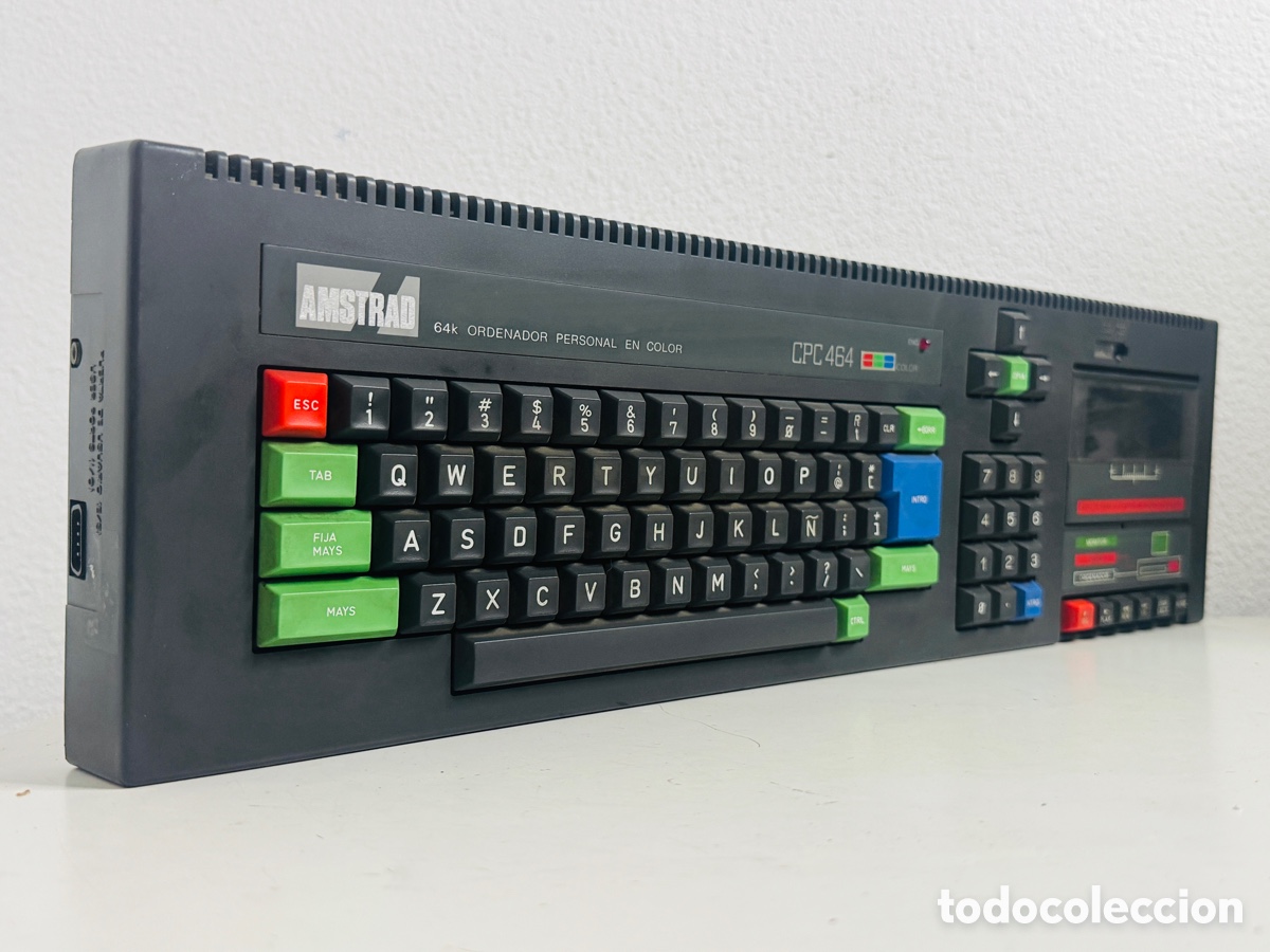 Videojuegos y consolas: Amstrad CPC 464 Personal Computer Retro Vintage 1989