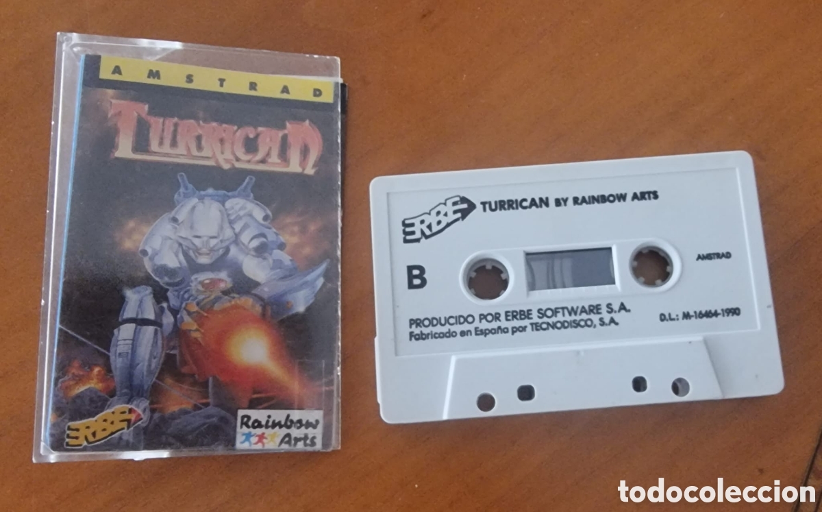 Videojuegos y consolas: Amstrad juego casete Turrican original ved foto