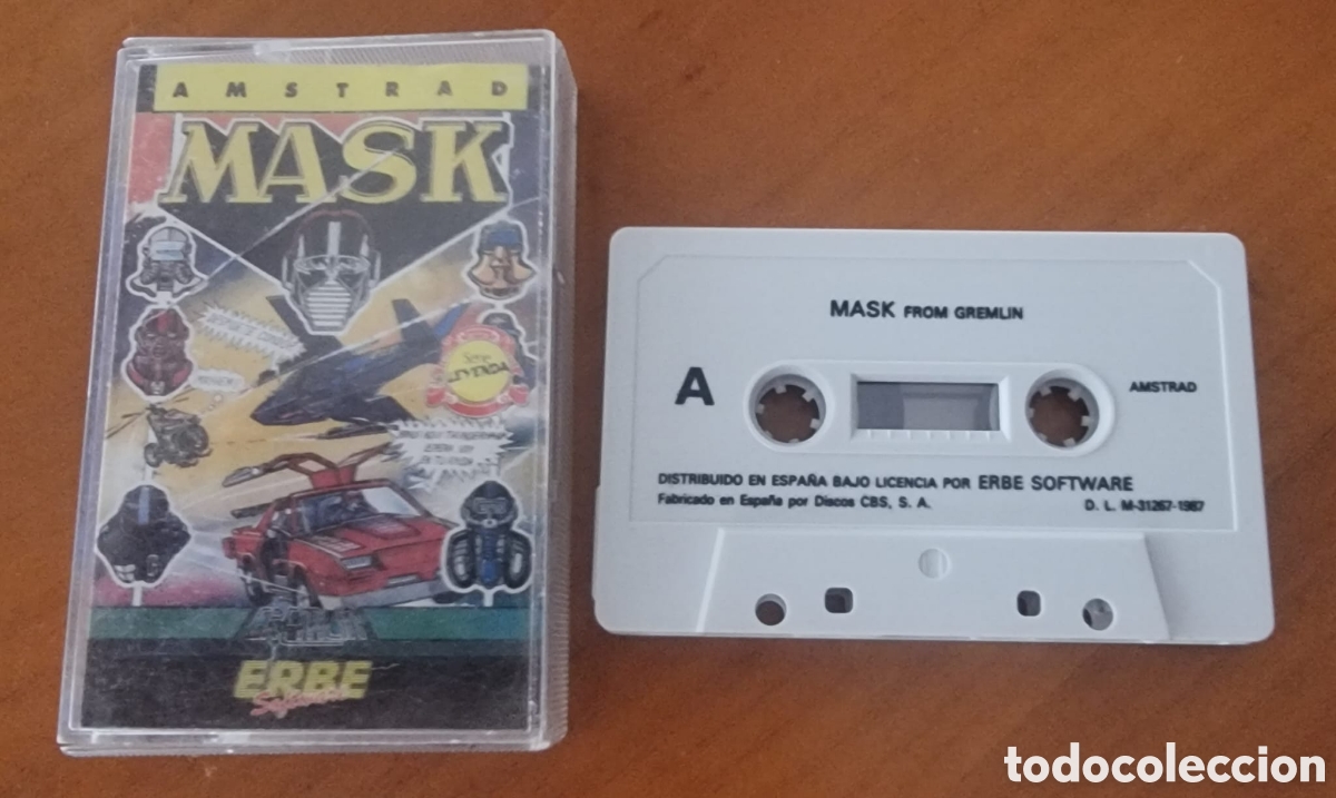 Videojuegos y consolas: Juego Amstrad Mask original casete ved foto