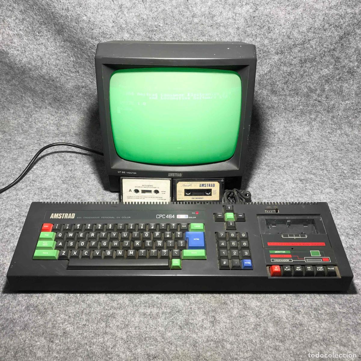 Videojuegos y consolas: AMSTRAD CPC 464+MONITOR GT65+BATTLESHIPS+OH MUMMY