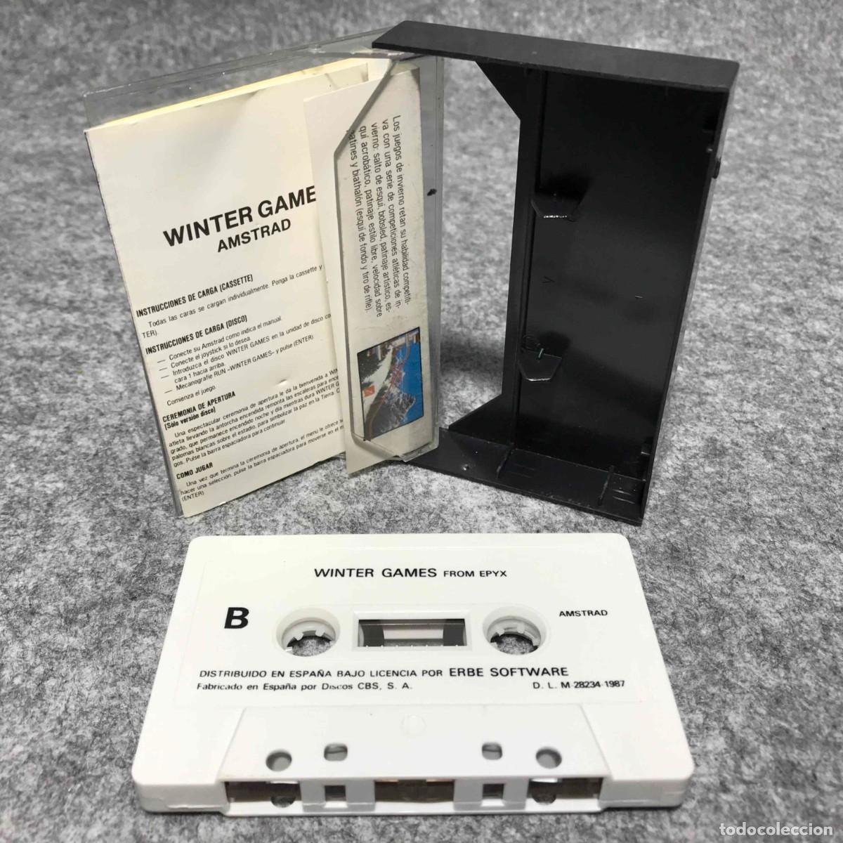 Videojuegos y consolas: WINTER GAMES AMSTRAD CPC - Foto 2