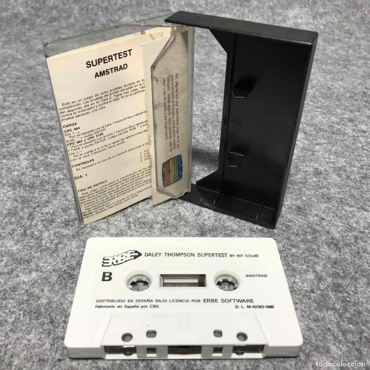 Videojuegos y consolas: DALEY THOMPSONS SUPERTEST AMSTRAD CPC - Foto 2