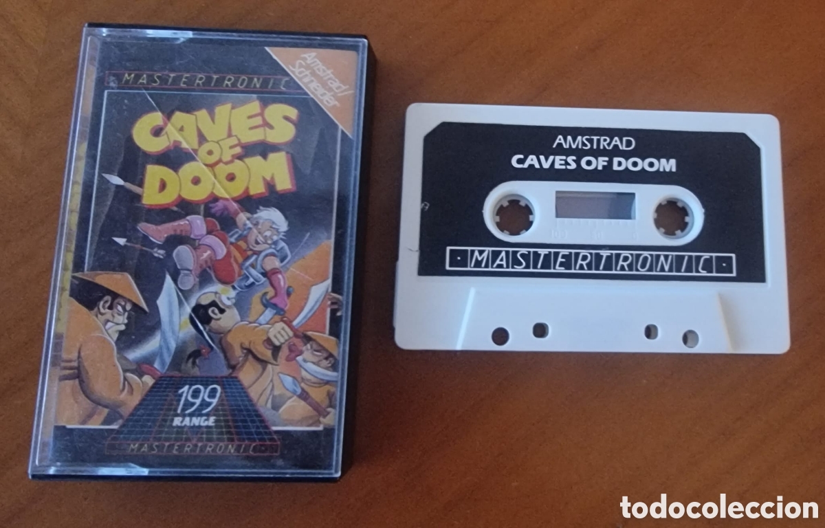 Videojuegos y consolas: Juego Amstrad casete Caves of Doom original