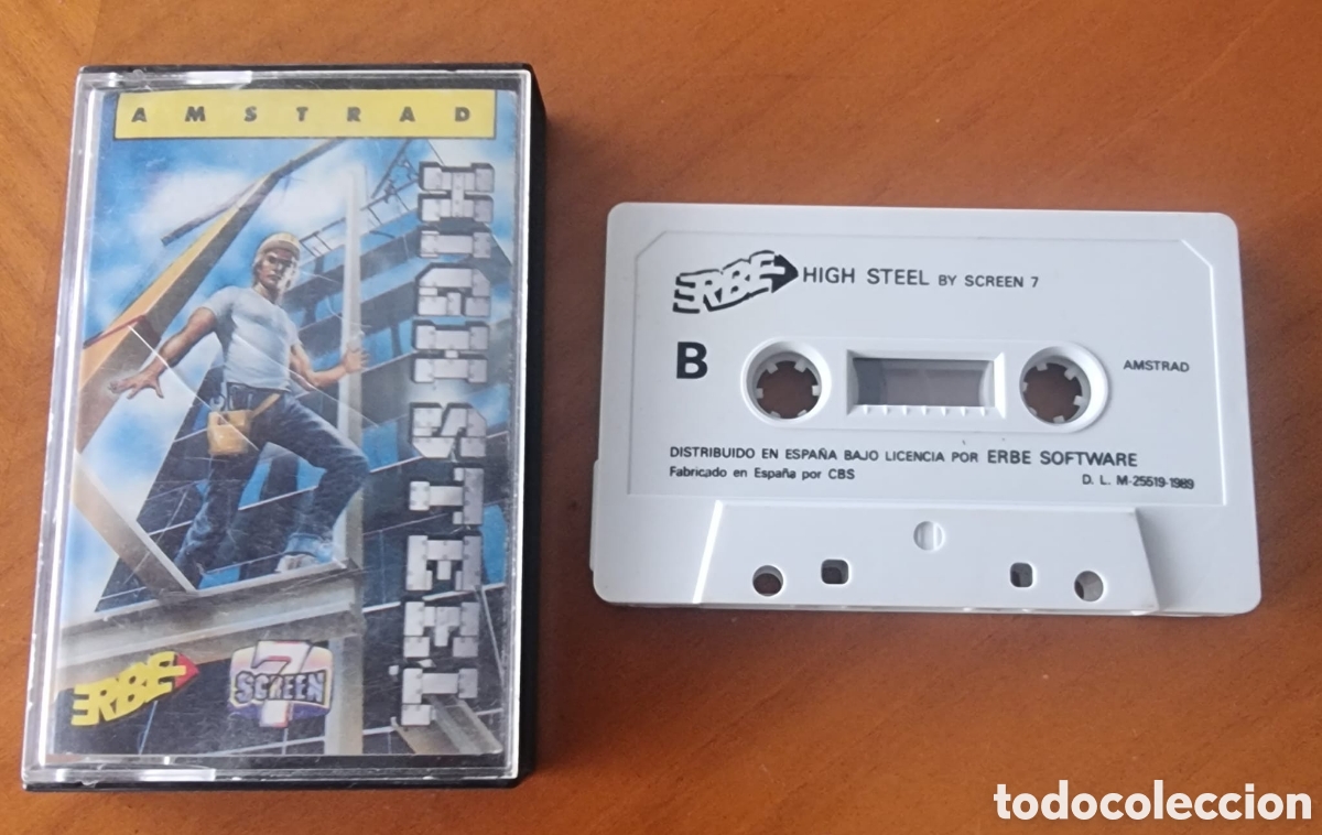 Videojuegos y consolas: Juego Amstrad casete High Steel original