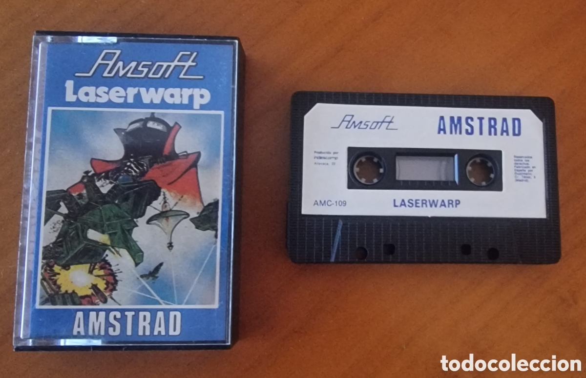 Videojuegos y consolas: Juego Amstrad casete laserwarp original