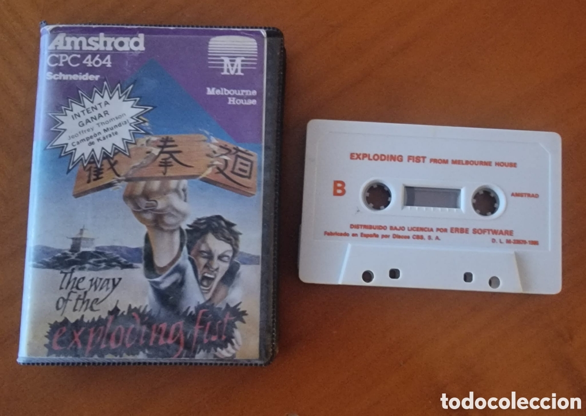 Videojuegos y consolas: Juego Amstrad casete original exploding fist