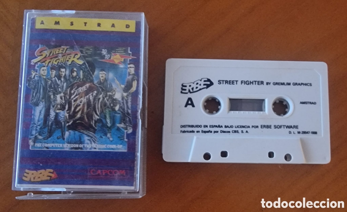 Videojuegos y consolas: Juego Amstrad casete original Street Fighter
