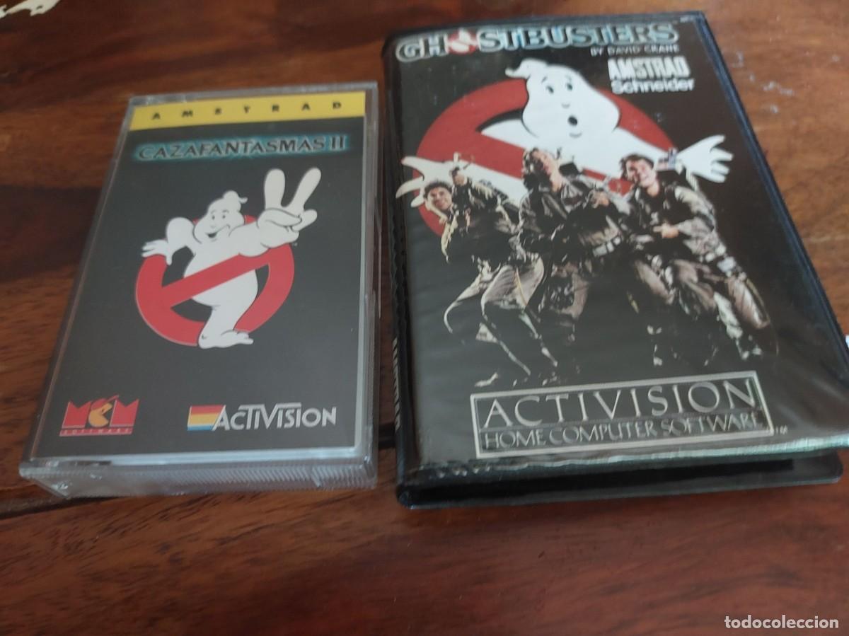 Videojuegos y consolas: lote juegos Amstrad cazafantasmas i y II perfectos y completos